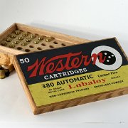 Reproduction Western .380 Auto label.